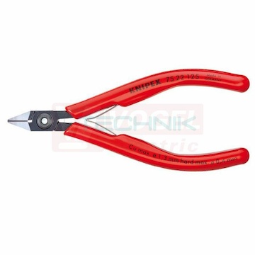 7552125 KNIPEX kleště štípací stranové pro elektroniku, rukojeti potažené PVC, délka 125mm
